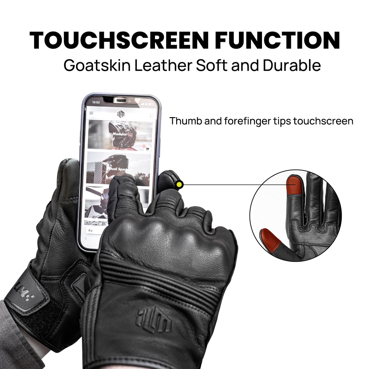 Goat Skin Leather Gloves