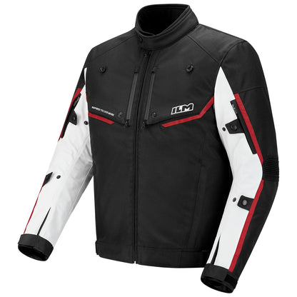 Motorcycle Riding Jacket with CE Armor and Detachable Waterproof Thermal Liner Dual Sport