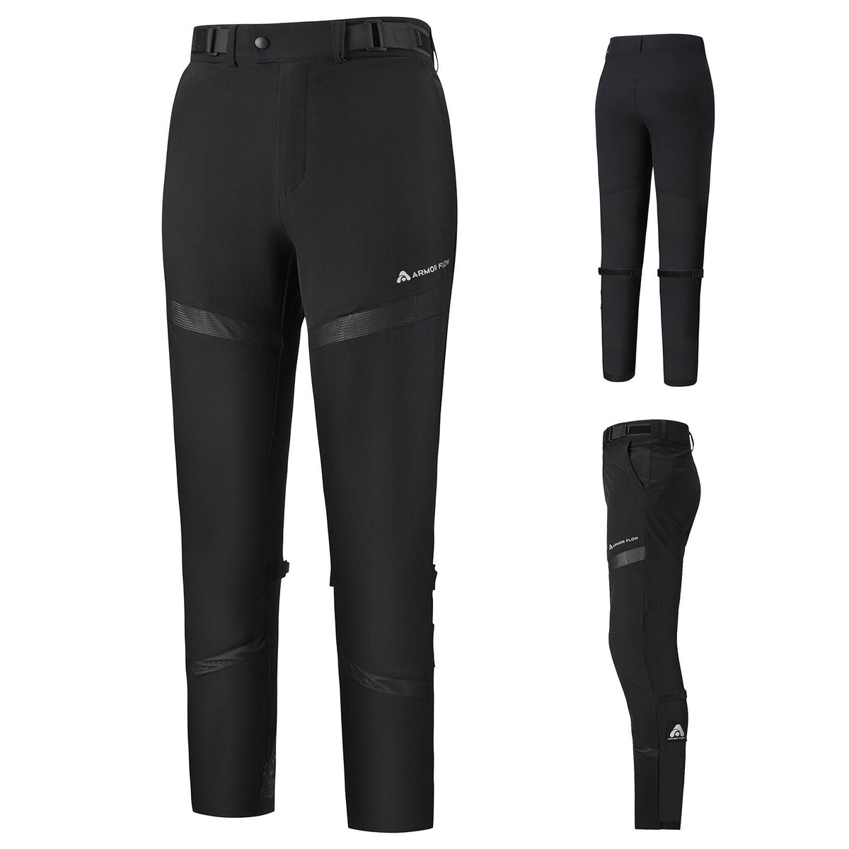 Motorcycle Riding Pants Armor Flow with Pads Summer Lightweight Mesh Pants