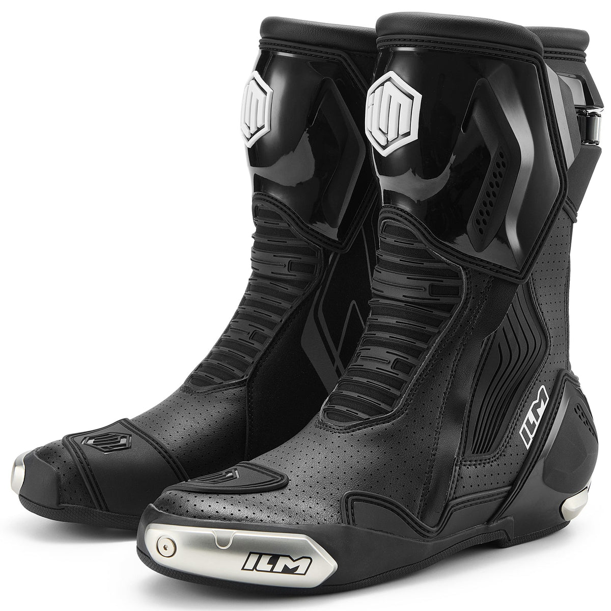 Motorcycle Racing Boots Enhanced Ventilation Anti Slip Street Riding Sport Footwear CE Protective Gear