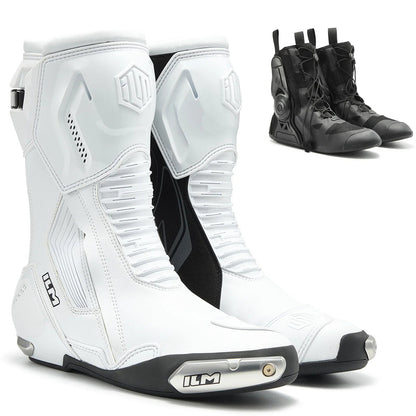 Motorcycle Racing Boots Enhanced Ventilation Anti Slip Street Riding Sport Footwear CE Protective Gear