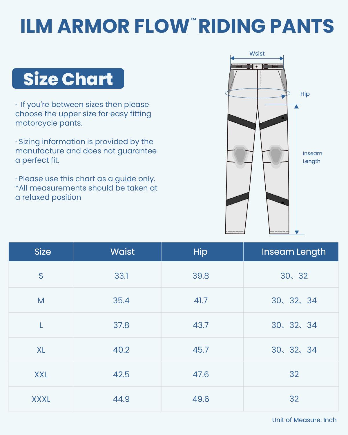 Motorcycle Riding Pants Armor Flow with Pads Summer Lightweight Mesh Pants