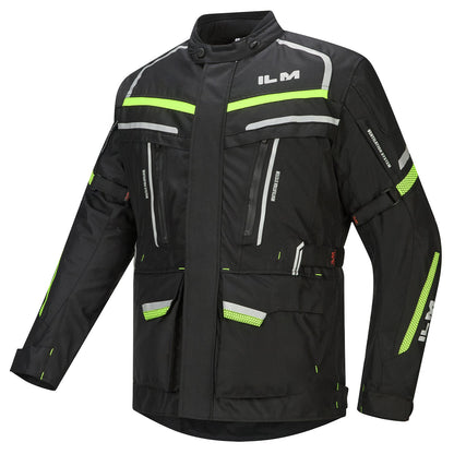 Men's Street Motorcycle Jacket with CE Armor and Detachable Thermal Liner Waterproof Adventure Touring Jackets