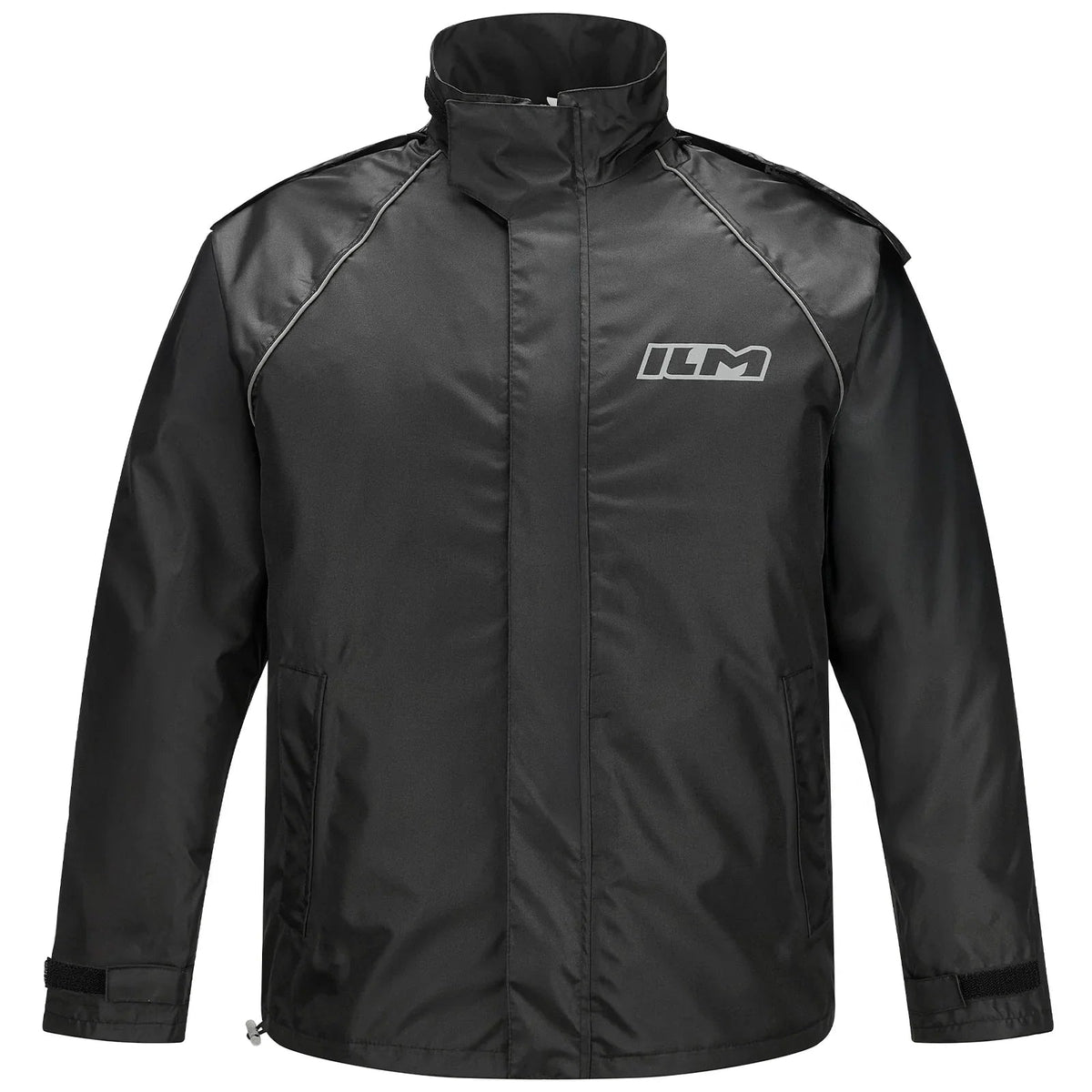 Motorcycle Rain Suit for Men 2 Piece Waterproof Jacket and Pants Hidden Shoe Cover Breathable Reflective