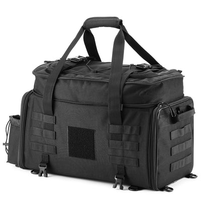 Motorcycle Tail Bag Travel Luggage Motorbike Rear Rack Trunk Shoulder Backpack with Rain Cover