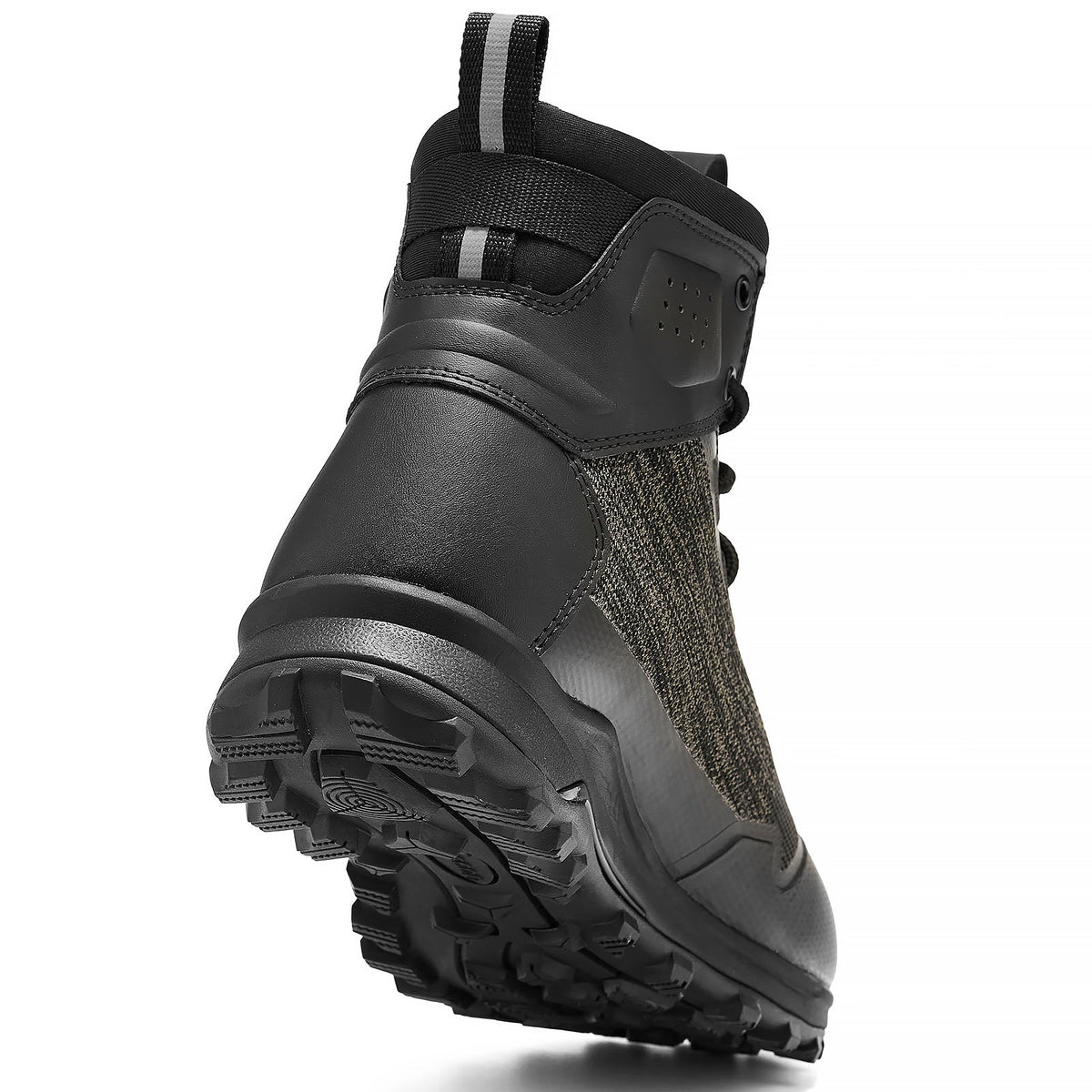 Men's Black Motorbike Riding Shoes Lightweight Breathable Ankle Support